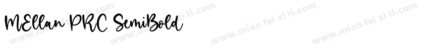 MEllan PRC SemiBold字体转换